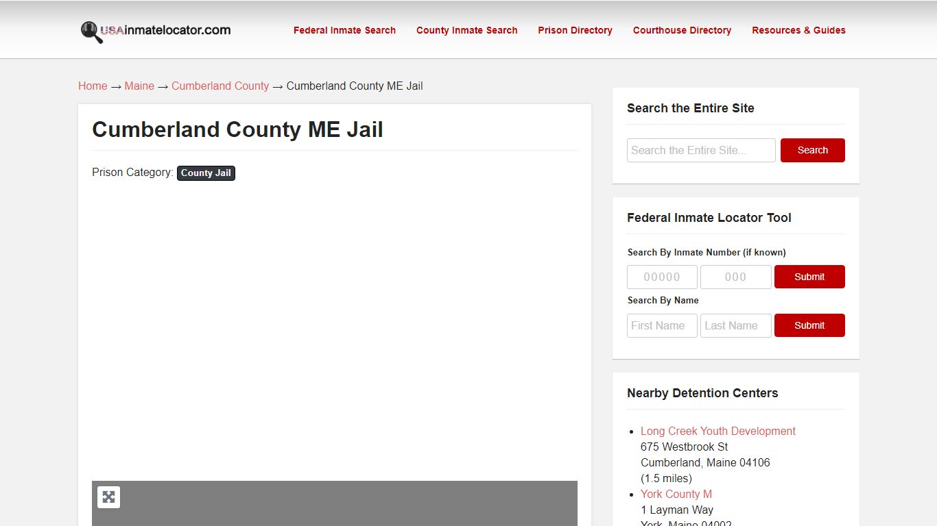 Cumberland County ME Jail | USA Inmate Locator